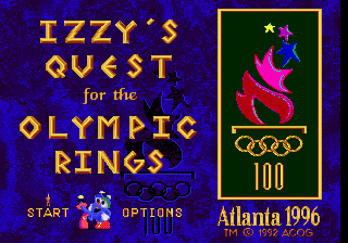   IZZY'S QUEST FOR THE OLYMPIC RINGS